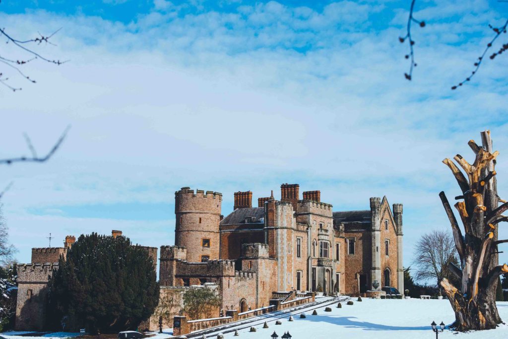 Rowton Castle Captured in the Snow