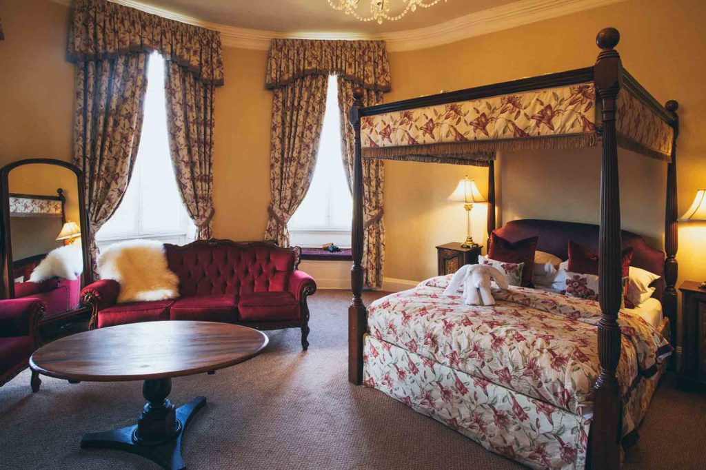The Alberbury Suite at Rowton Castle; Complete with Four Poster Bed