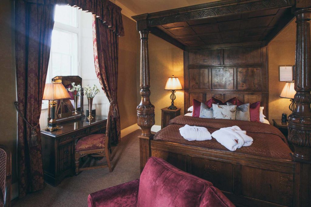 A Close Up of the Leighton Suite in Shropshire's Rowton Castle Accommodation