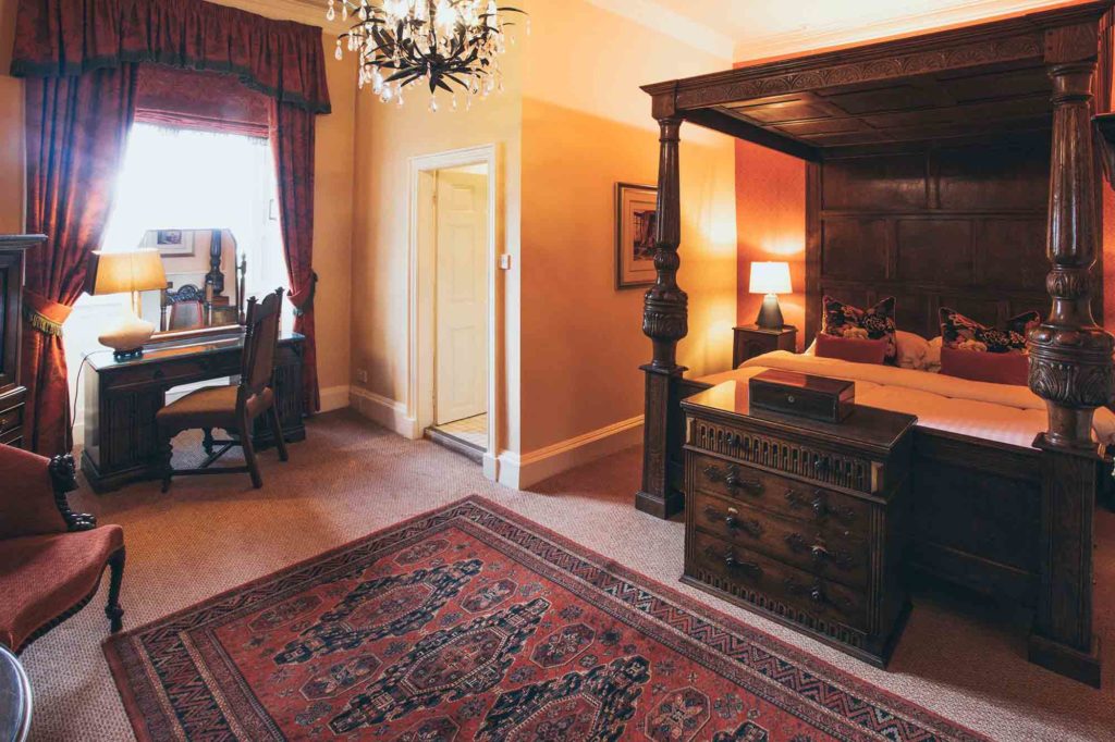 The Yockleton Room at Rowton Castle; Complete with Four Poster Bed