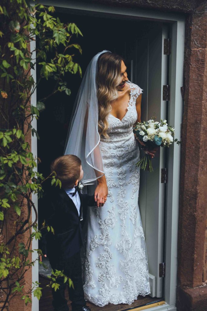 The Bride and Her Son Leave Tower House and make their Way to the Wedding Ceremony