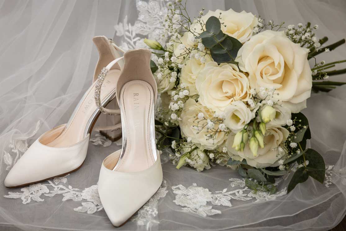 Shoes and Bouquet
