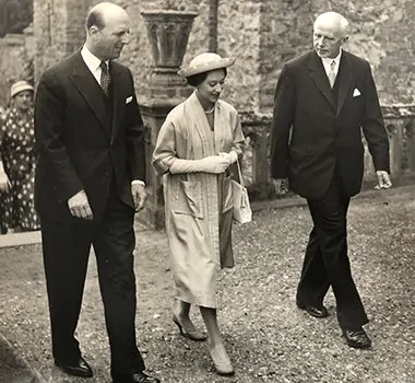Princess Margaret's visit to Rowton Castle